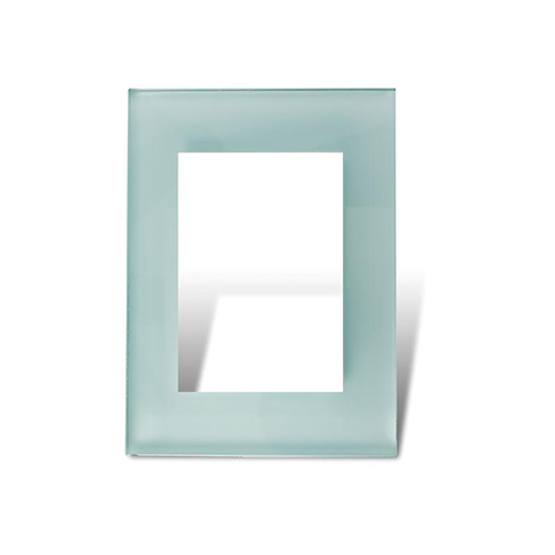 TAPA Y DISTANC.VIDRIO CELESTE 4964